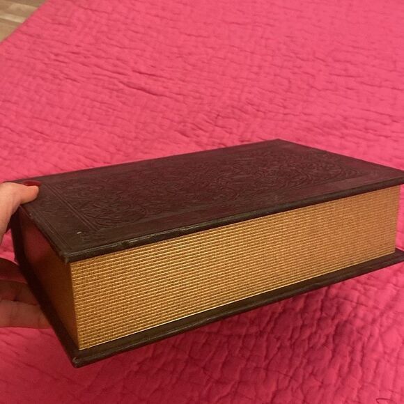 Z Gallerie Elegant Brown book  Decorative Box - Picture 3 of 10